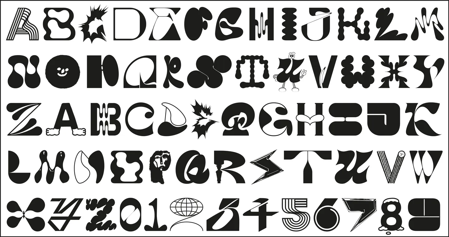 Group Font sees 37 very different creatives contribute a letter