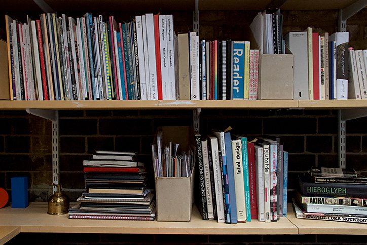 Pentagram's Luke Powell and Jody Hudson-Powell's Bookshelf from their ...