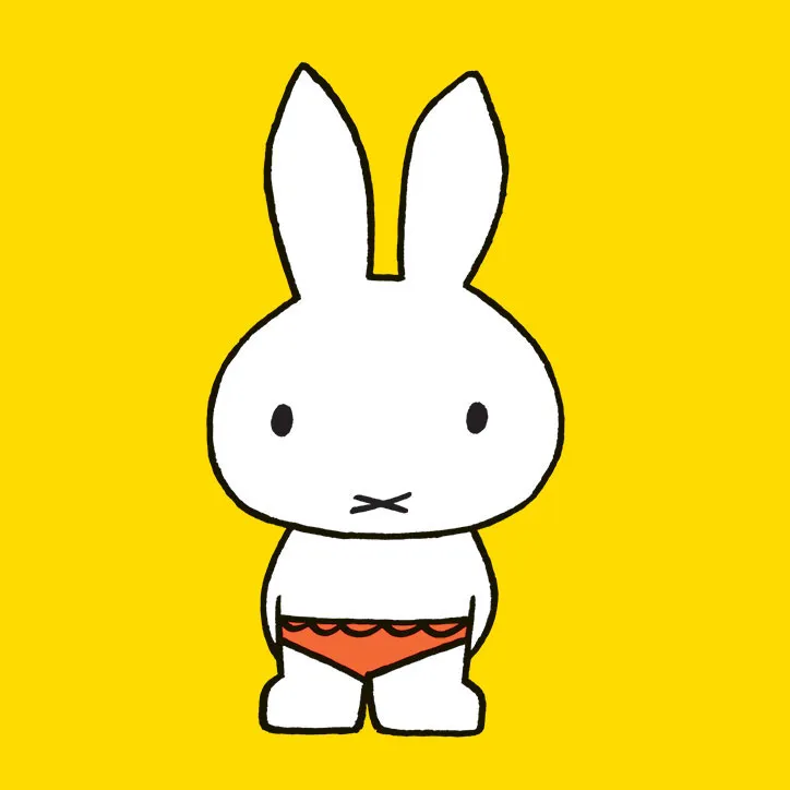 'WITH LOVE FROM MIFFY' POSTCARD ~ MIFFY CRYING ~ DICK BRUNA ~ NEW 