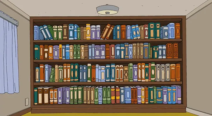 Lisa Simpson S Bookshelf From The Curator Of Instagram S Simpsons
