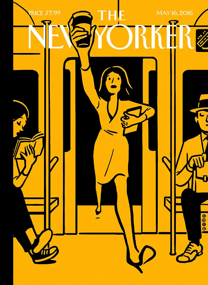 Christoph Niemann illustrates the New Yorker's first augmented reality cover
