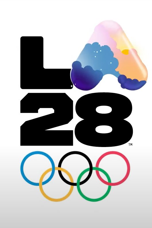 La2028 Olympic Paralympic Logo Graphic Design Itsnicethat Chloe Kim 