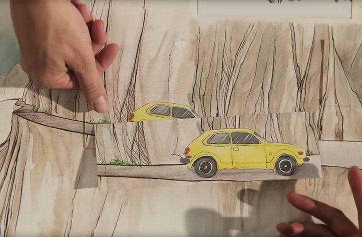 A new stop-motion Honda advert took four months, dozens of illustrators and  thousands of drawings