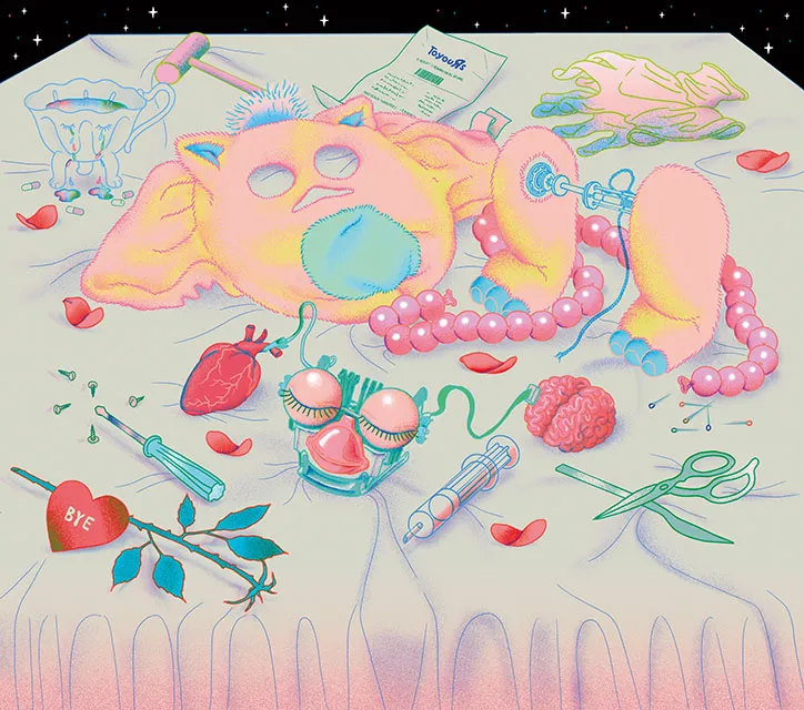 Large quantity Suppression drunk Illustrator Ram Han's Alice in Wonderland dreamscape