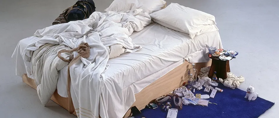 Nice process video from Tate on how Tracey Emin installs her Bed