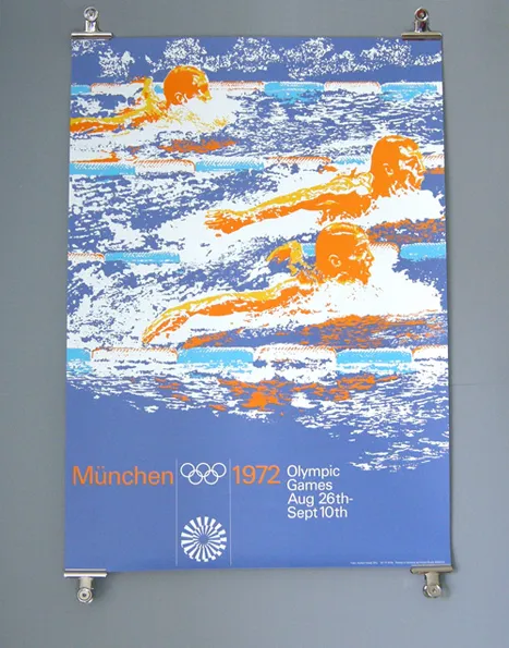 MUNICH GERMANY 1972 Summer Olympic Games Official Olympic Museum POSTER Reprint